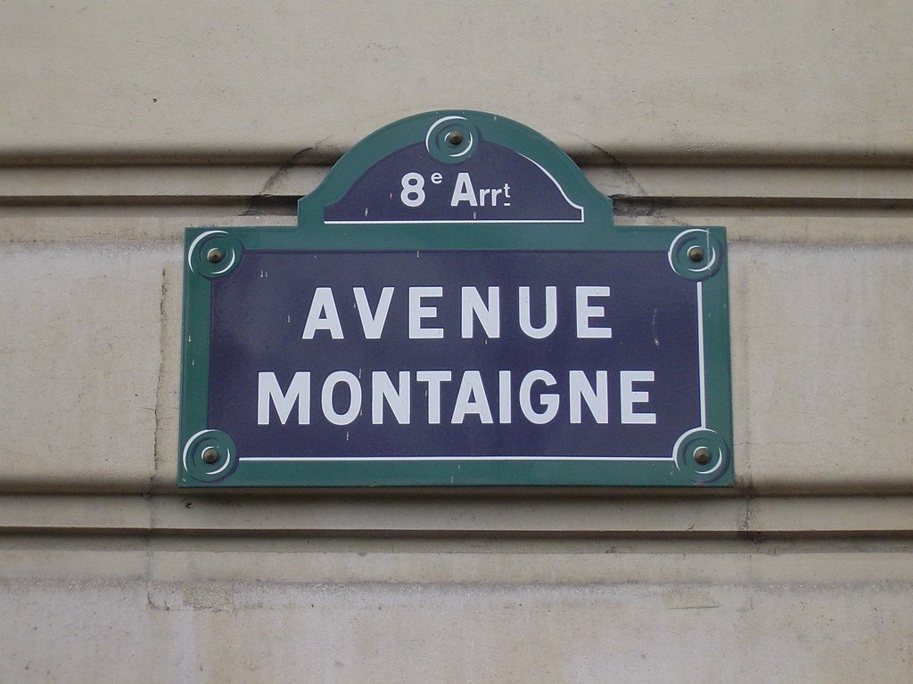 Avenue Montaigne hotel Paris